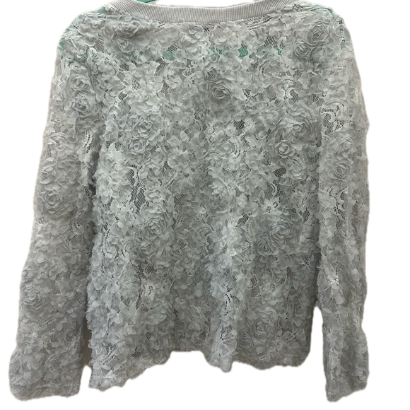 Anthropologie Gray Rose Sweater - Picture 4 of 6